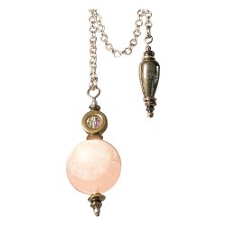 Rose Quartz ChiStone on silver